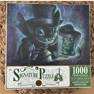 NEW Sealed Disney Parks Haunted Mansion Stitch as Hatbox Ghost 1000 Piece Puzzle
